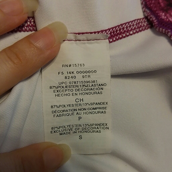 Champion Powertrain fuchsia and black capri size small - Picture 3 of 5